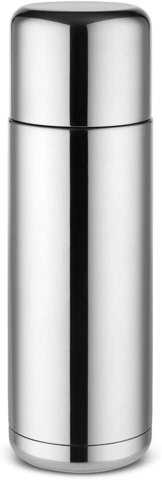 Alessi Nomu – 0.27 L Vacuum Flask – Stainless Steel – Height 20 cm Ø 6,4 cm