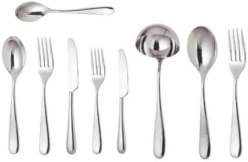 Alessi Nuovo Milano 58/75, 75 YEAR Cutlery Set, Brilliant Steel
