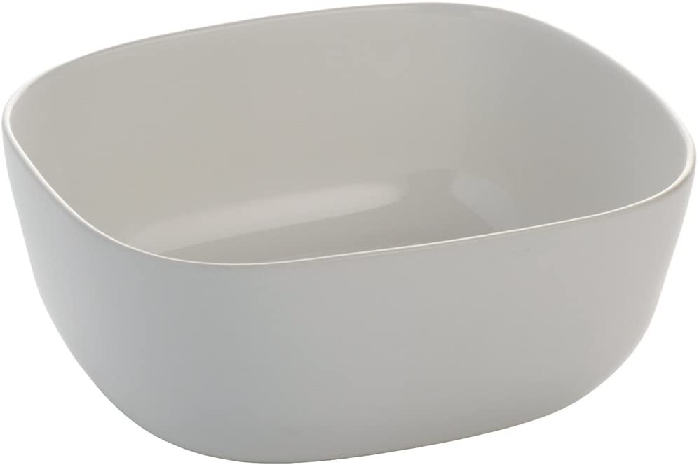 Alessi Ovale Stoneware Salad Bowl, White
