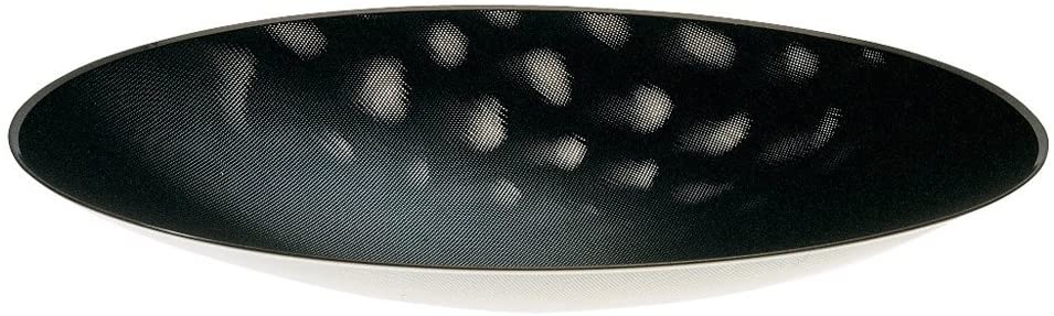Alessi SC01 Cohncave Round Basket, Stainless Steel, Silver