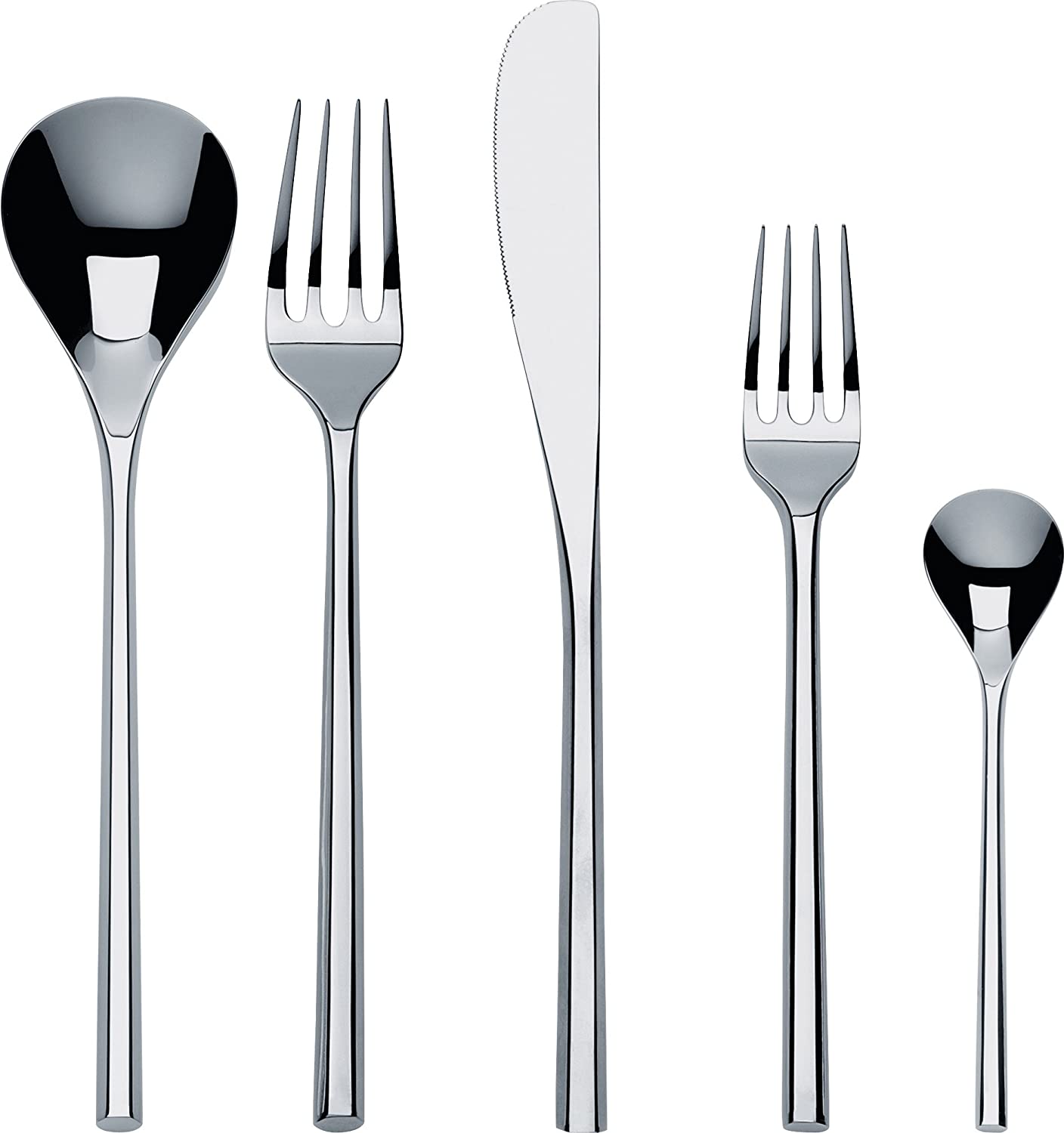 Alessi Stainless Steel 5-Piece Cutlery Set