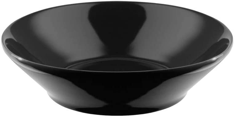 Alessi Tonale DC03/2 B Soup Plates Set of 4 Stoneware Black