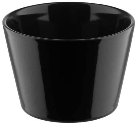 Alessi Tonale DC03/78 B Set of 4 Ceramic Mugs, Black