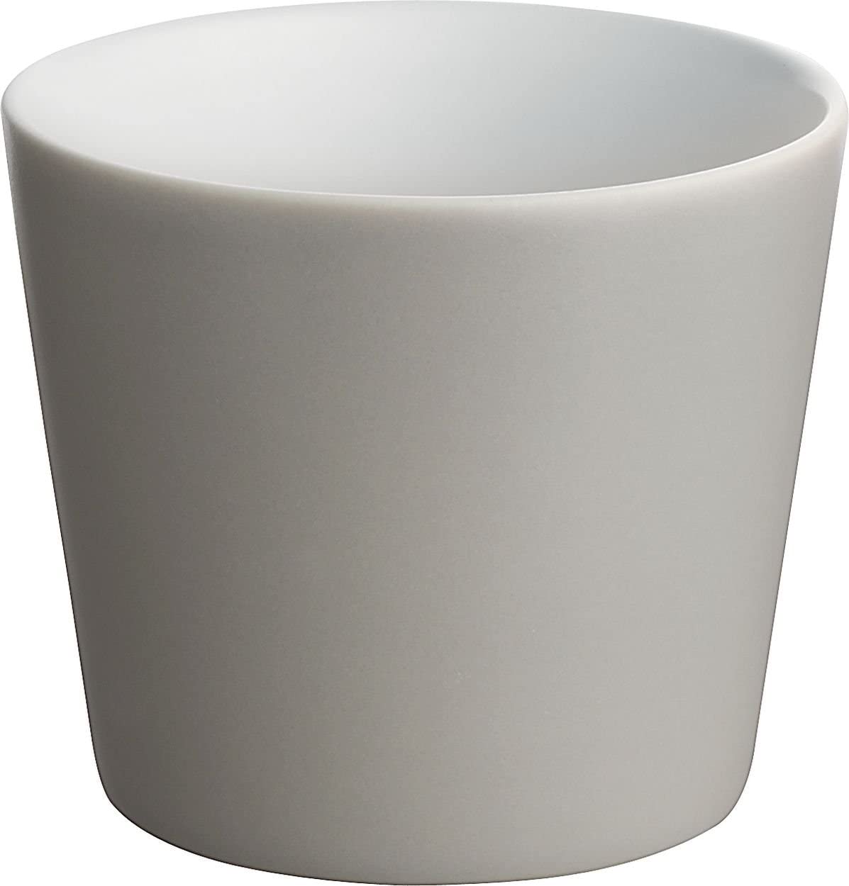 Alessi Tonale Stoneware Beaker, Light Grey - Set of 4
