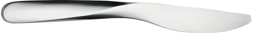 Alessi UNS03/6 Giro Dessert Knife, Stahl AISI 420 Glossy Mirror Polished (Set of 6.