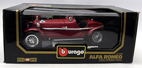 Bburago Alfa Romeo 8 °C Scale 1: 18 (Red Metallic)