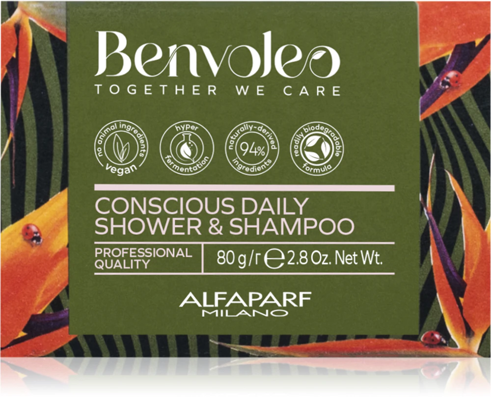Alfaparf Milano Benvoleo Daily Organic Shampoo as a 3-in-1 bar