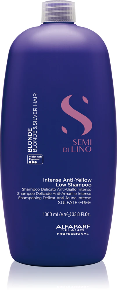 Alfaparf Milano Semi di Lino Blonde tinting shampoo for blonde and mixed hair