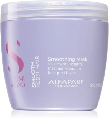 Alfaparf Milano Semi di Lino Smooth smoothing mask for unyielding and damaged hair