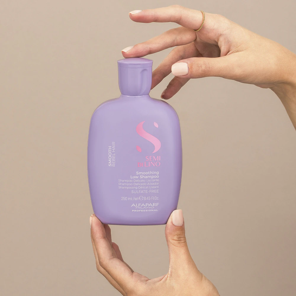 Alfaparf Milano Semi di Lino Smooth smoothing shampoo for unyielding and damaged hair