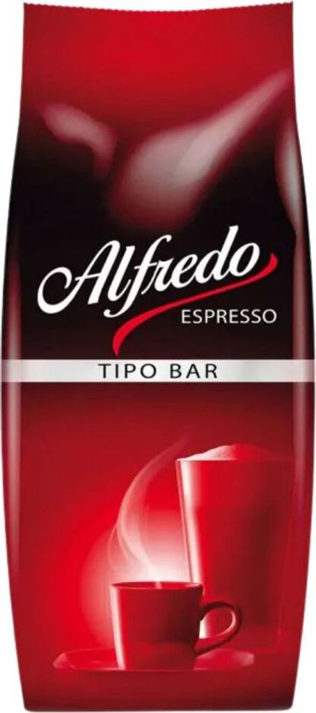 Alfredo Espresso Coffee Value Pack Tipo-Bar, 12 x 1000g beans