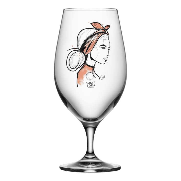 Kosta Boda All About You Beer Glass 2-Pack