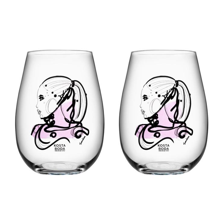 Kosta Boda All About You Glass 2-Pack