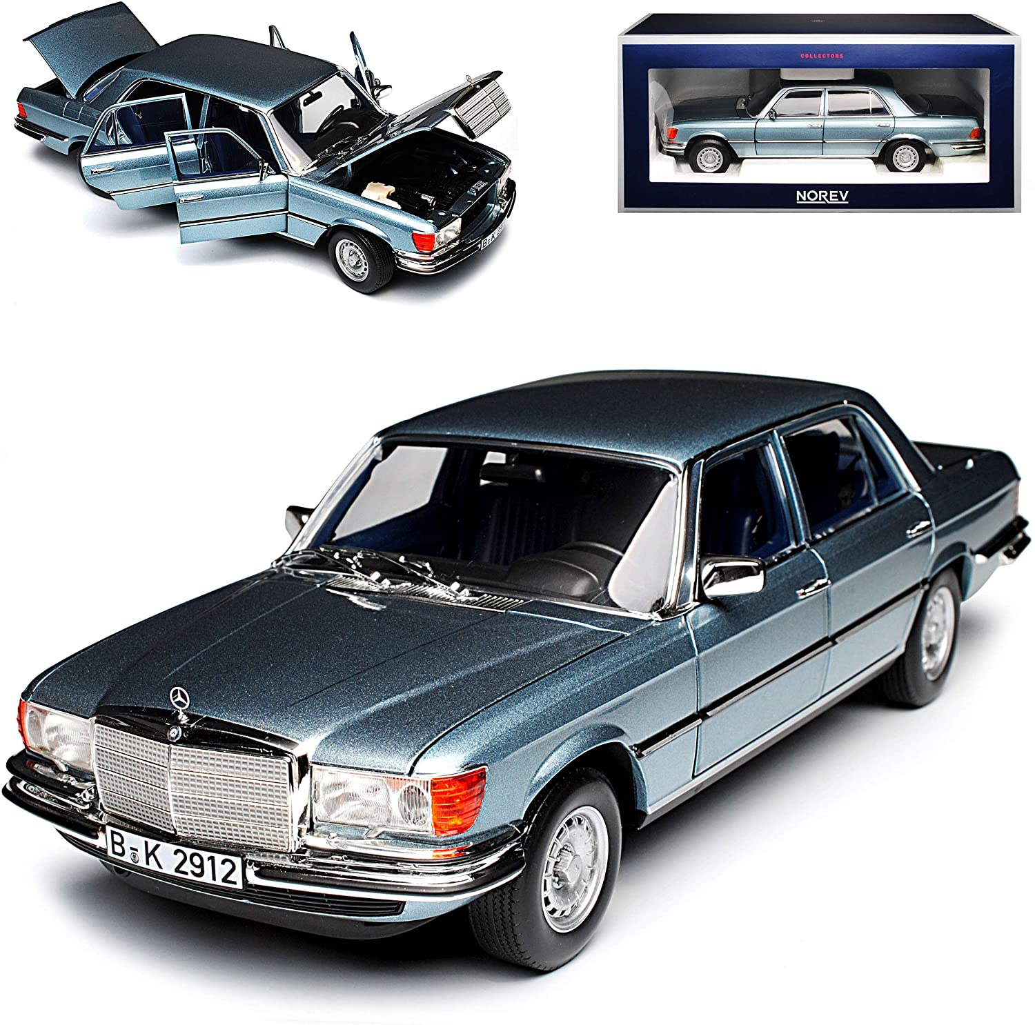 Mercedes-Benz S-Class W116 450 Sel 6.9 1976 Blue Gray Metallic 1972 To 1980