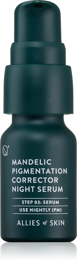 Allies of Skin Mandelic night serum to even out skin tones