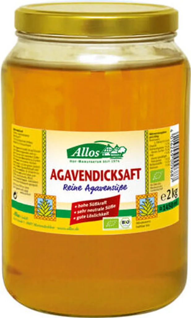 Allos Agavendicksaft 2kg (1450ml)