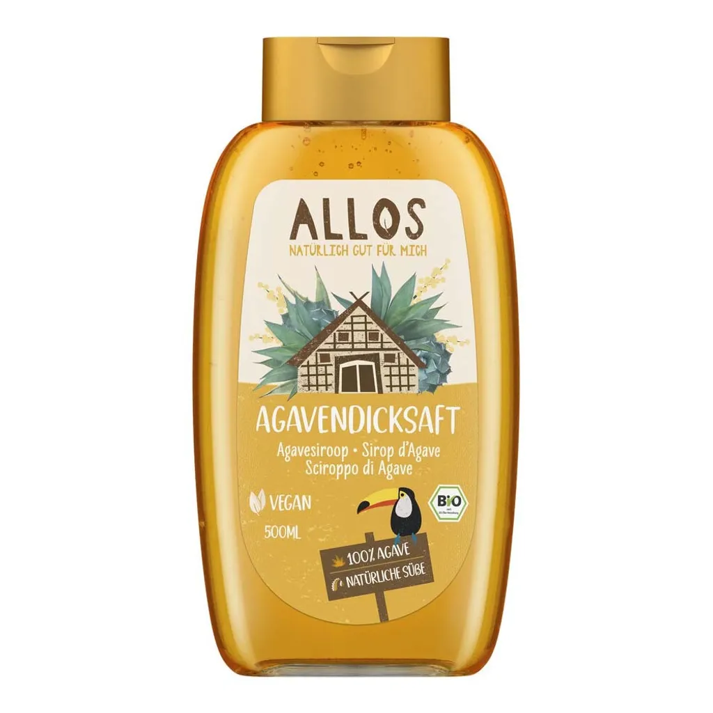 Allos Agavendicksaft im Spender 500 ml