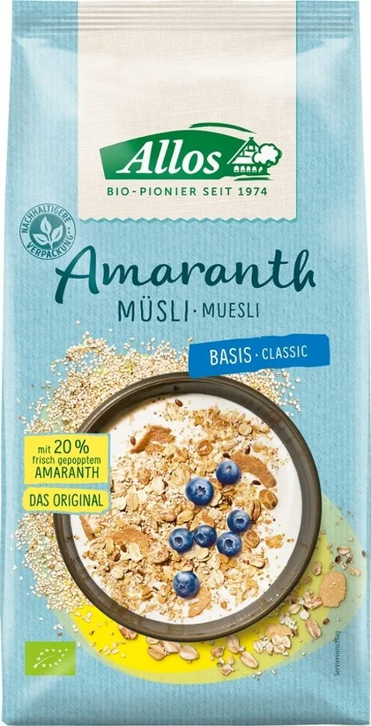 Allos Amaranth Basis-Müsli -- 1,5kg