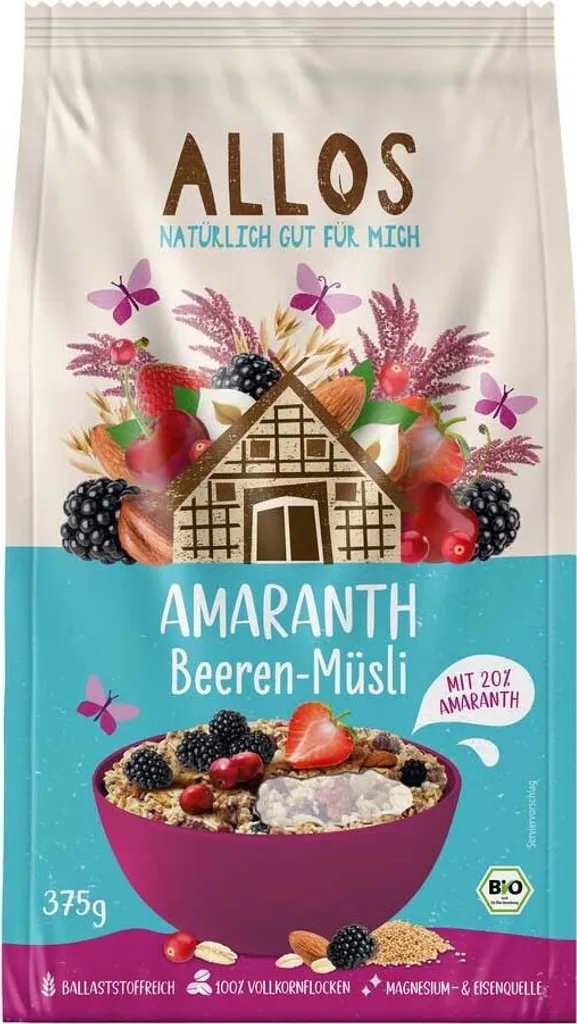 Allos Amaranth Beeren-Müsli -- 375g