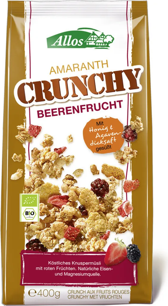 Allos Amaranth Crunchy Beerenfrucht 400g