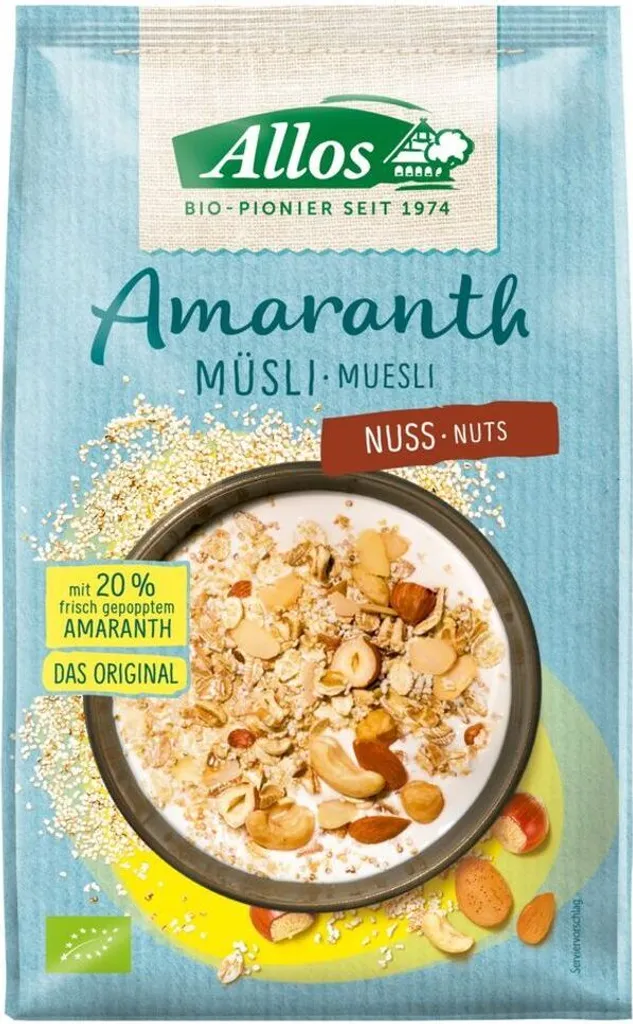 Allos Amaranth Nuss Müsli, 375g