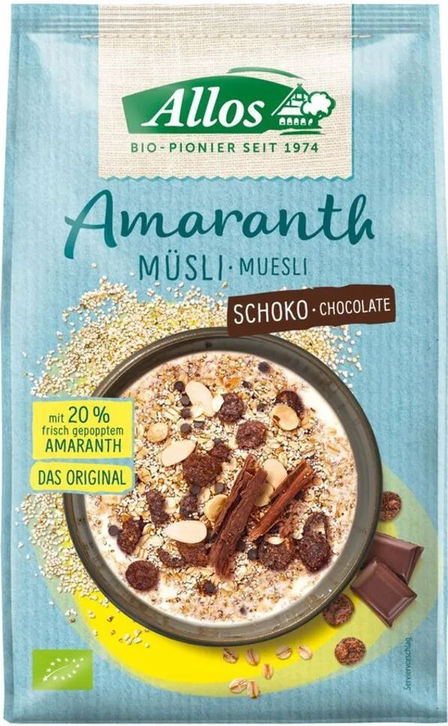 Allos Amaranth Schoko-Müsli -- 375g