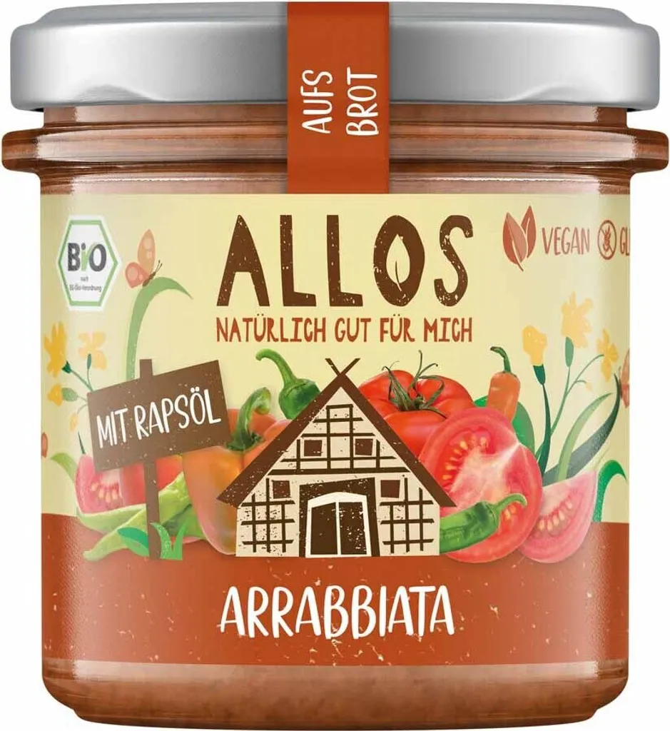 Allos aufs Brot Arrabbiata -- 140g