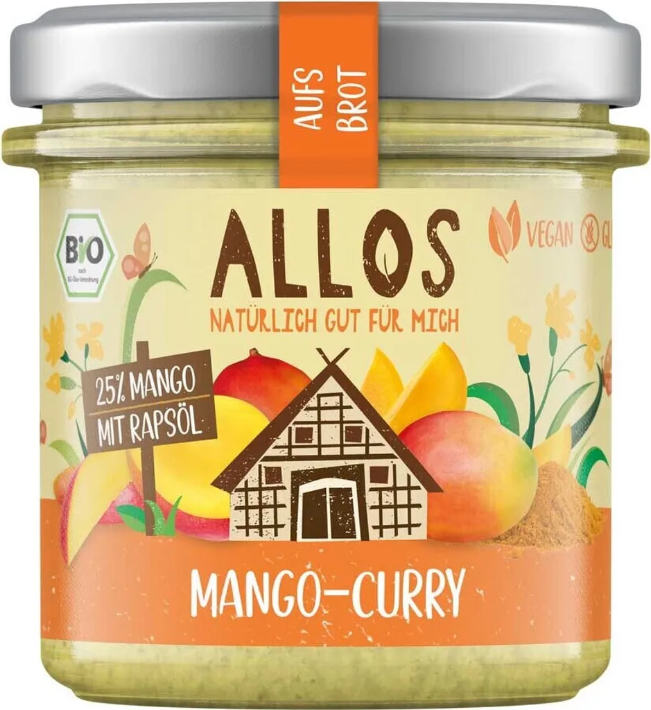 Allos - aufs Brot Mango Curry - 140g