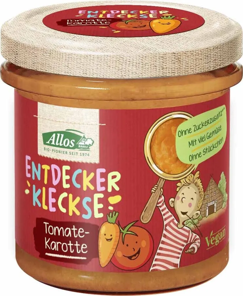 Allos Entdeckerklecks Tomate-Karotte -- 140g