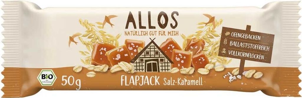 Allos Flapjack Salz-Karamell -- 50g