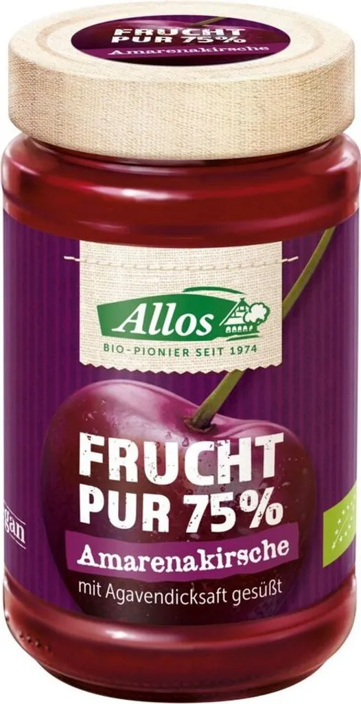 Allos Frucht Pur 75% Amarenakirsche -- 250g