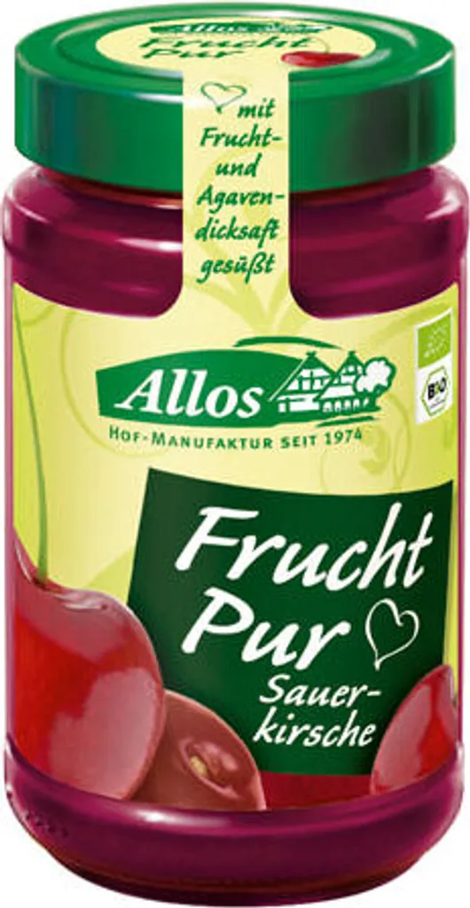 Allos Frucht Pur 75% Sauerkirsche -- 250g