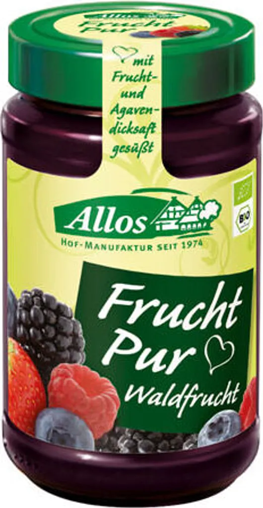Allos Frucht Pur 75% Waldfrucht -- 250g