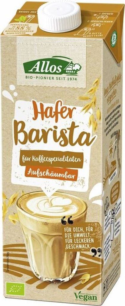 Allos Hafer Barista Drink -- 1l x 6  - 6er Pack VPE