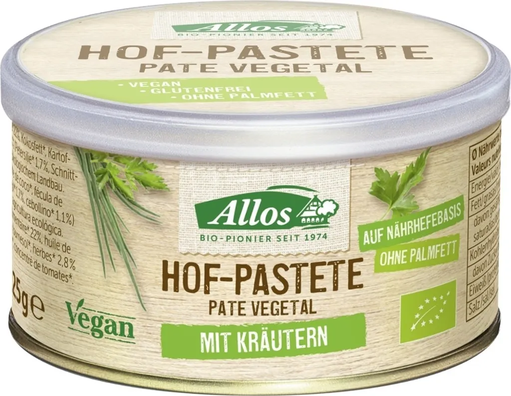 Allos Hof Pastete Kräuter 125g