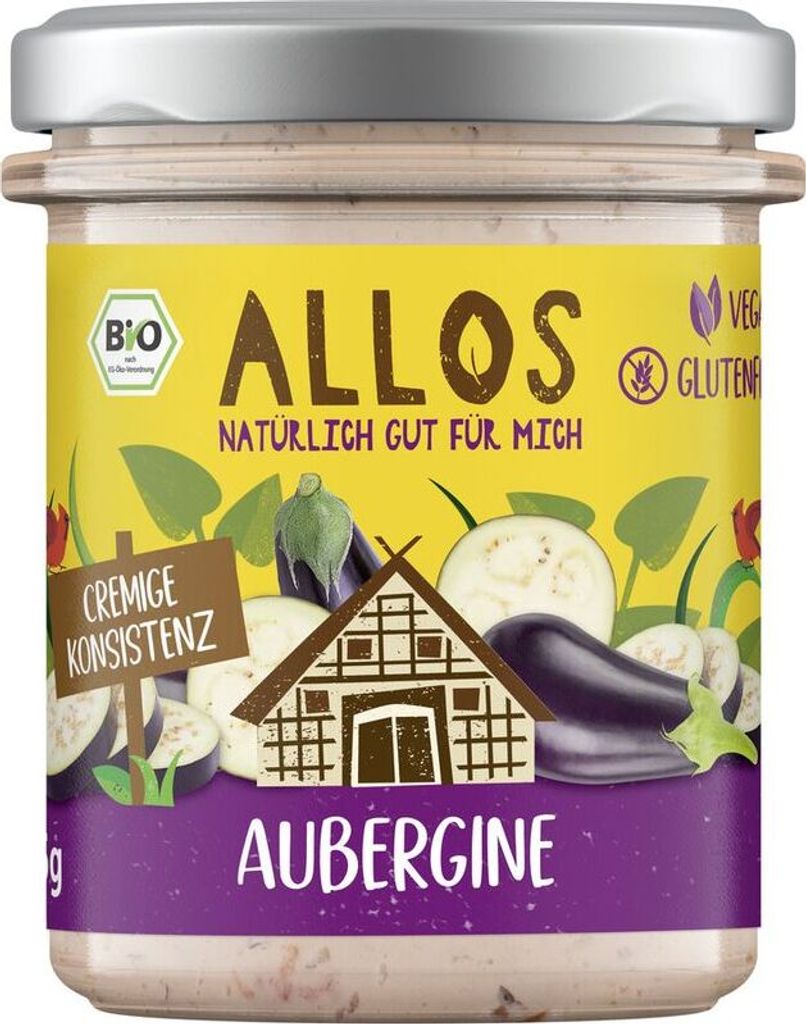 Allos Streichgenuss Aubergine -- 175g