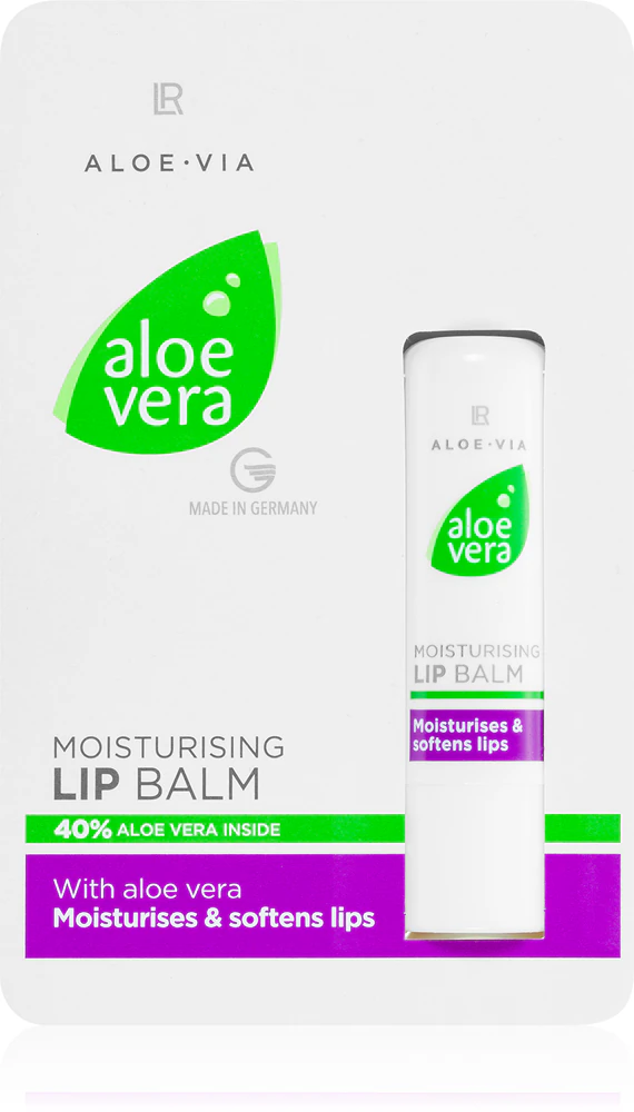 Aloe Vera moisturizing lip balm with aloe vera