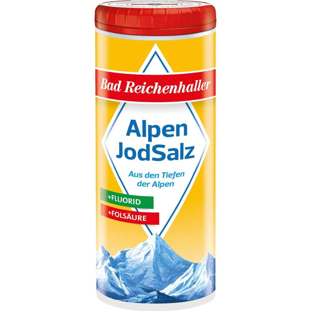 Alpine iodized salt with fluoride + folic acid