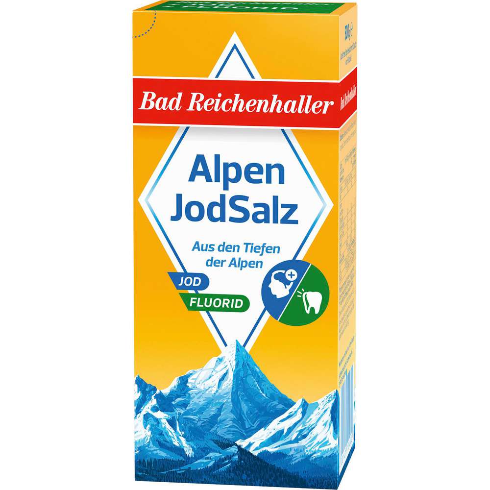 Alpine iodine salt with fluoride
