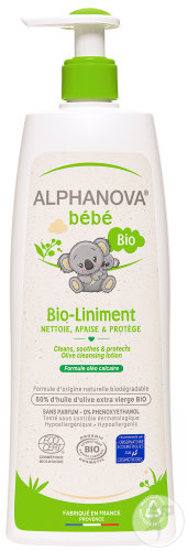 Alphanova Bebe Washing Lotion With Olive Organic Pump Bottle 500ml