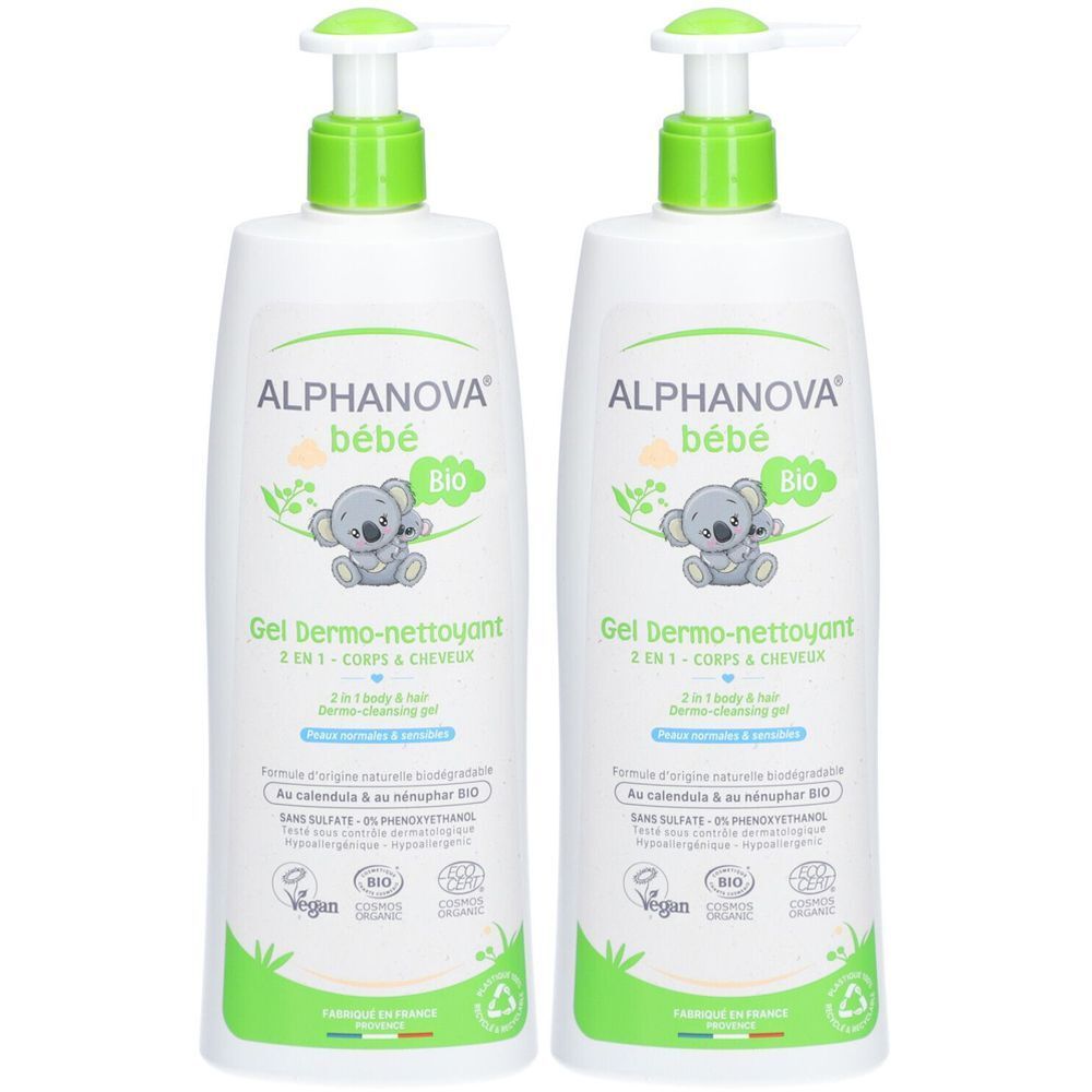 ALPHANOVA® bébé Dermo-Cleansing 2-in-1 Reinigungsgel bio
