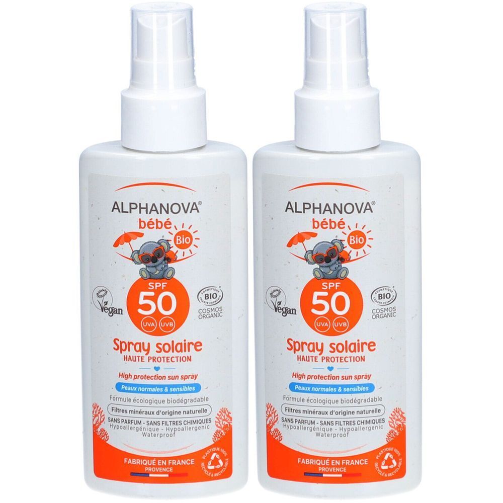 ALPHANOVA® bébé sun spray for babies SPF 50