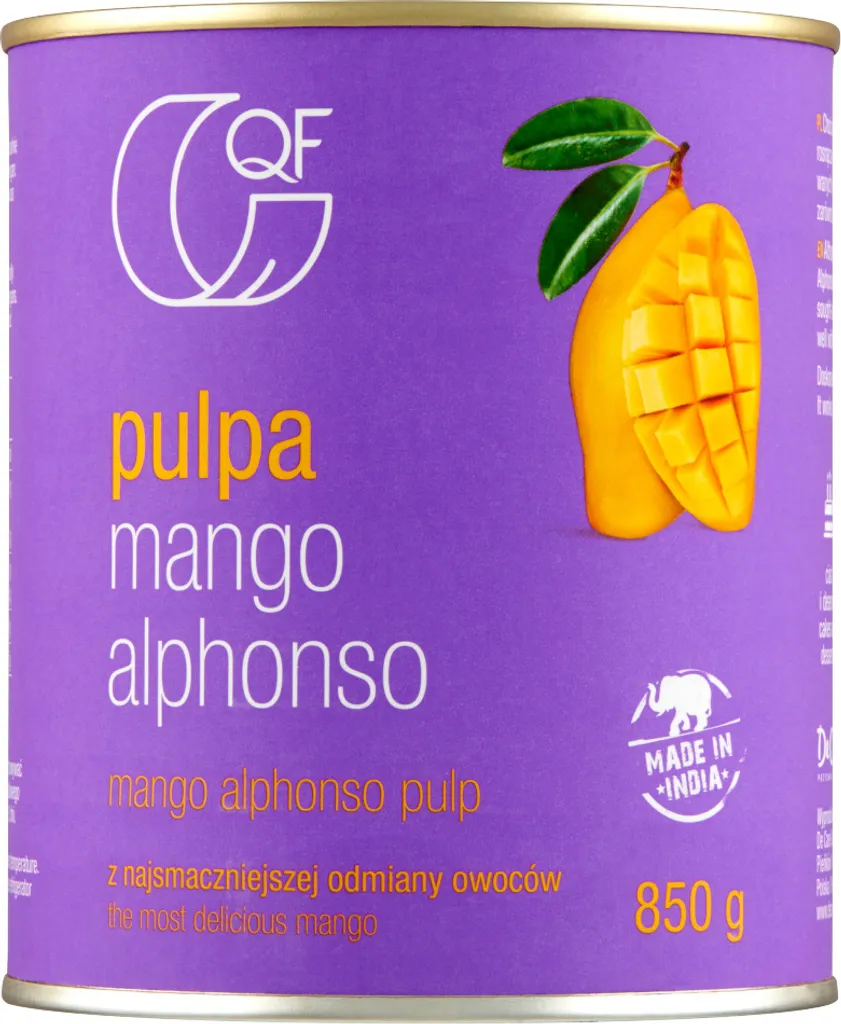 Alphonso Mangopüree ohne Zuckerzusatz 850g QF