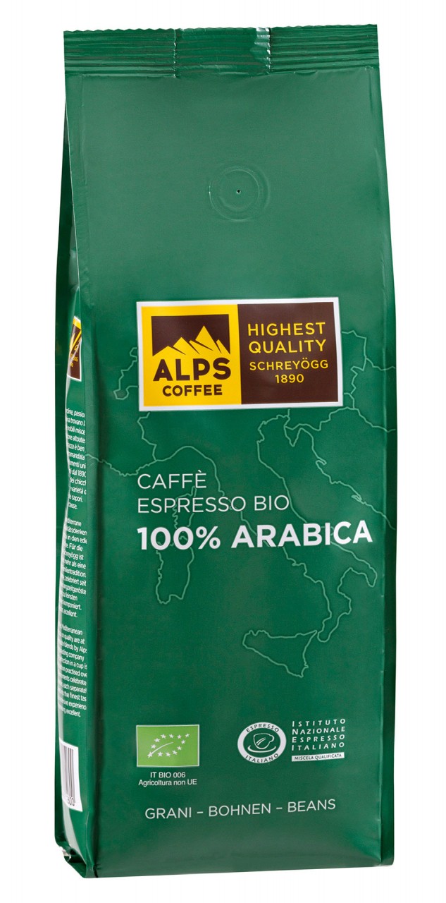 Alps Coffee Schreyögg Organic 100% Arabica