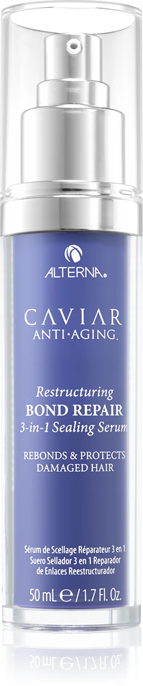 Alterna Caviar Anti-Aging Restructuring Bond Repair renewing hair serum for damaged and brittle hair