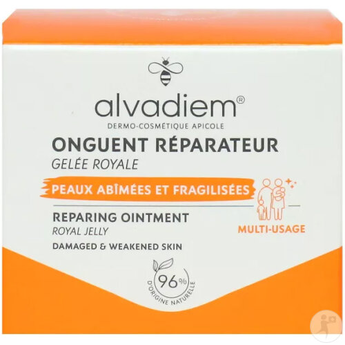 Alvediem Repairing Ointment Irritation Cracks and Cracks Jar 50 ml
