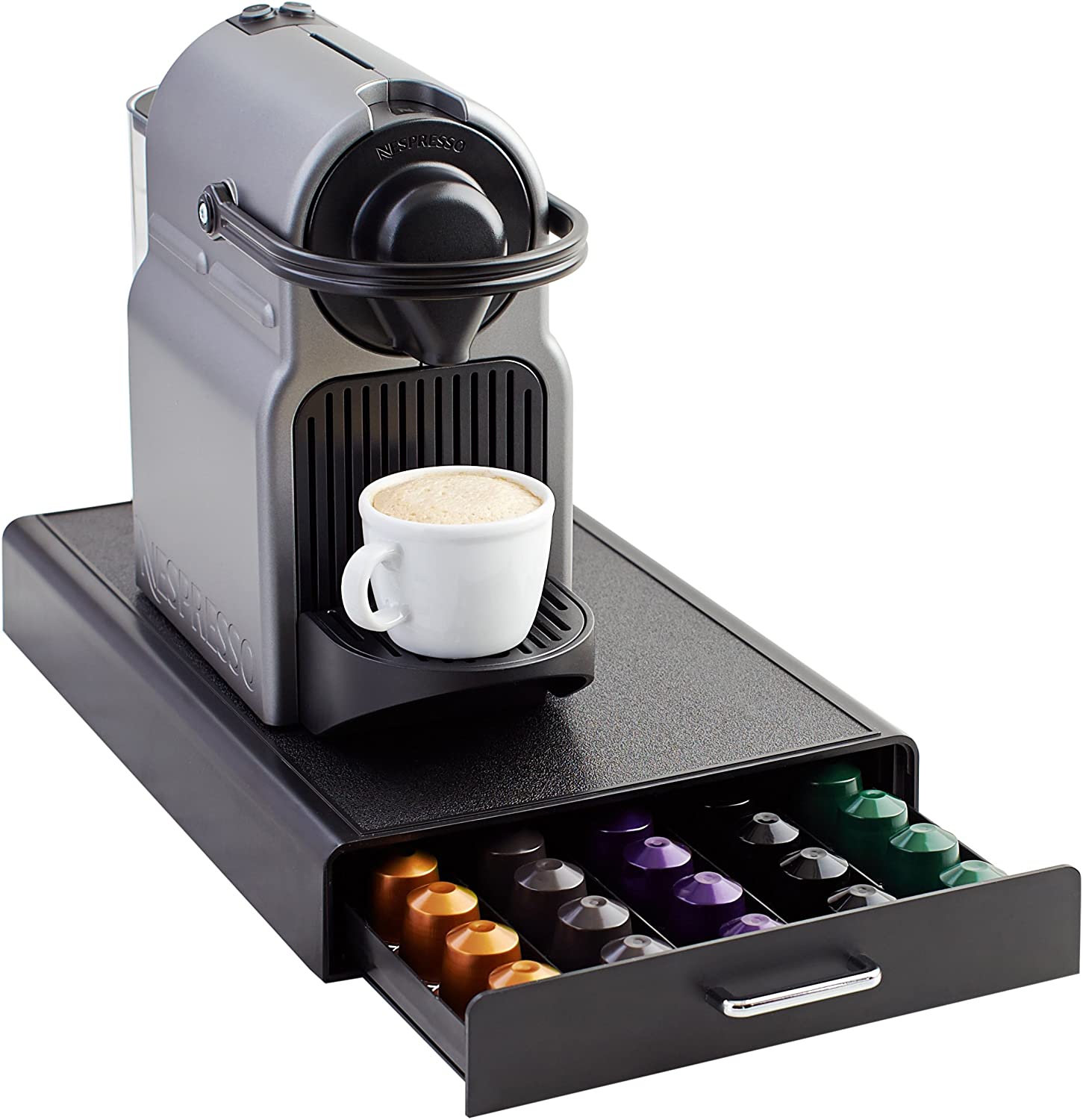 AmazonBasics Amazon Basics drawer box for storing Nespresso coffee capsules, capacity: 50 capsules