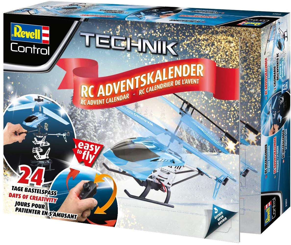 Revell Control 01021 Advent Calendar Rc Helicopter With Motion Control, 2.4
