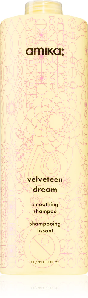 amika Velveteen dream smoothing shampoo resistant to humidity