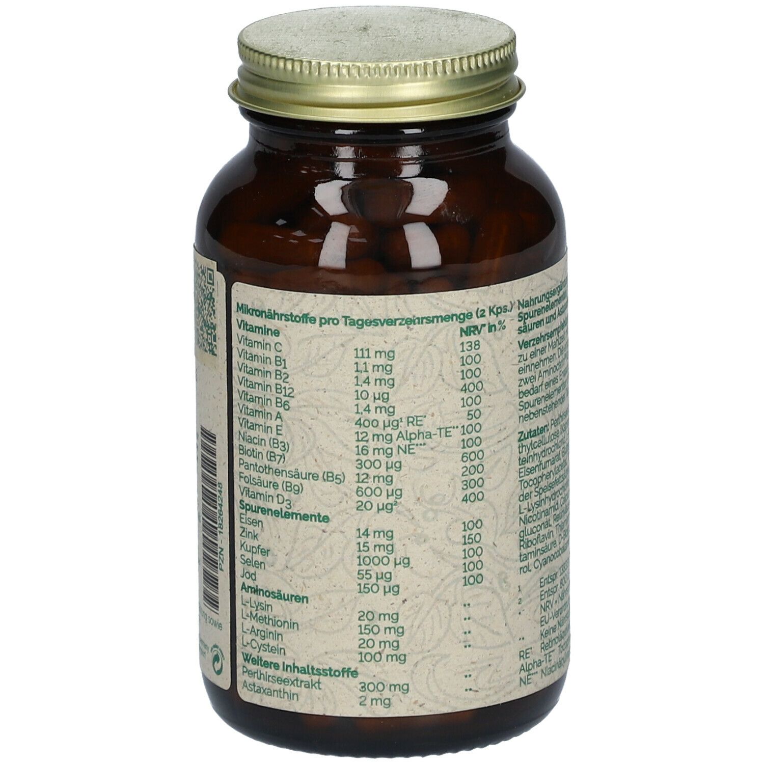 Aminocarin® skin, hair & nails vegan
